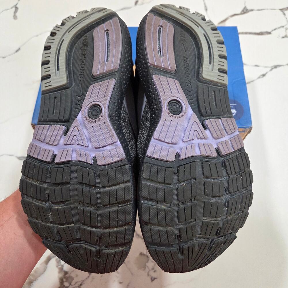 Brooks Ghost 16 Ebony Lavender Size 7.5 Women's Running Shoes 120407 1B 093 - Picture 8 of 10
